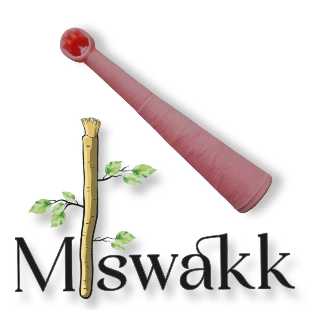 Miswakk toothbrush handle sakura pink