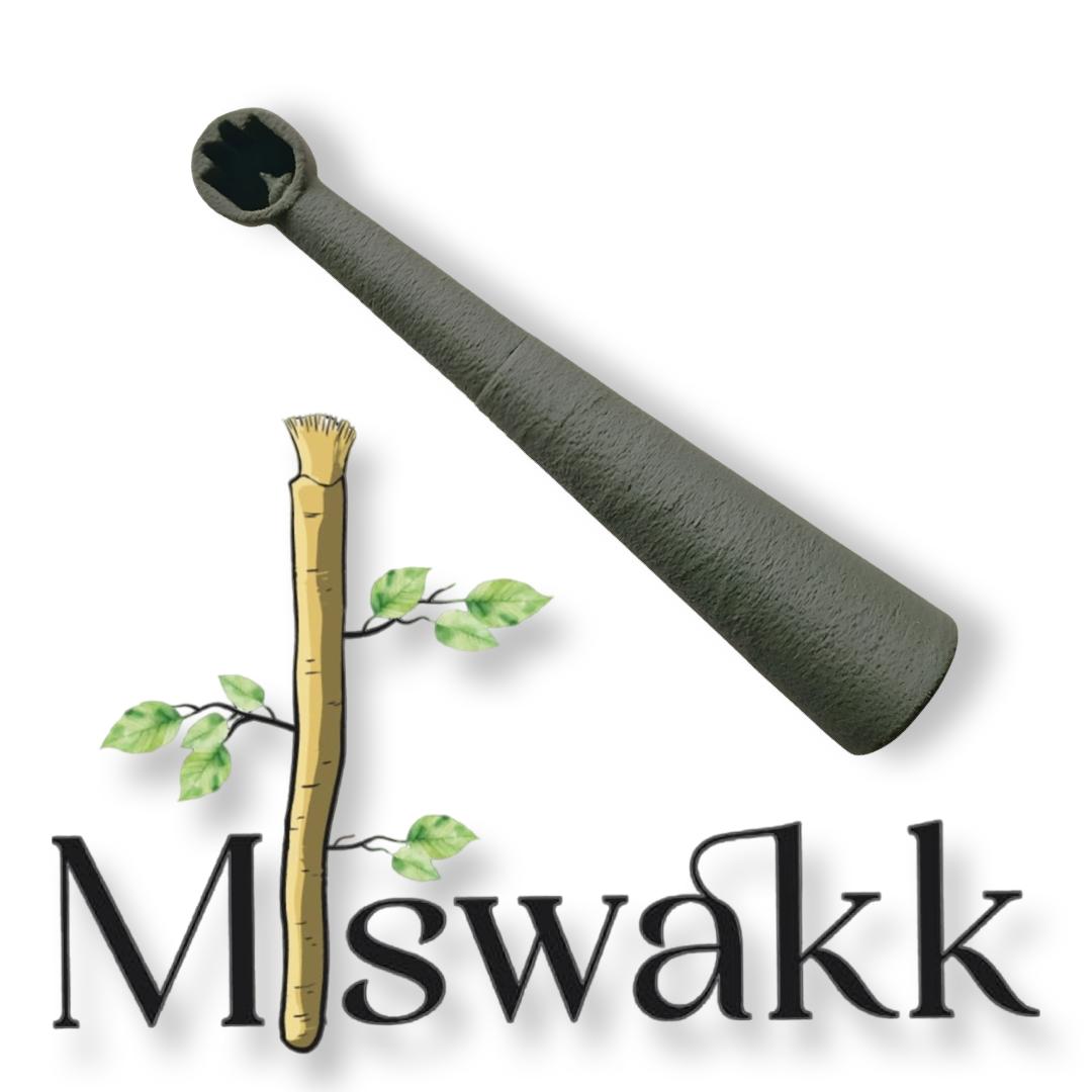 Miswakk toothbrush handle olive green